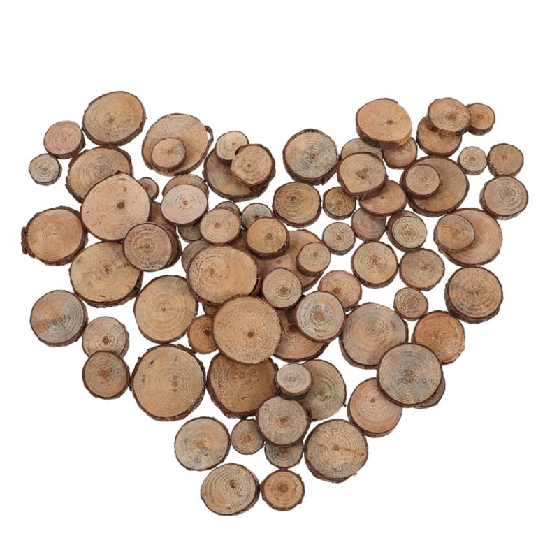 Unfinished Wood Slices Discs C - Art Craft Christmas Tree reseña y precio