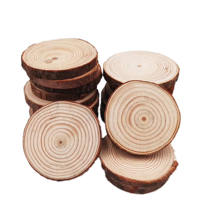 Unfinished Wood Slices Discs C - Art Craft Christmas Tree reseña y precio