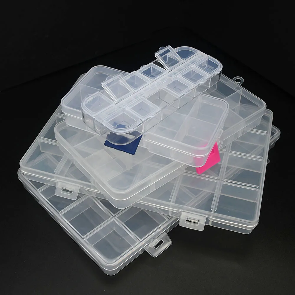 6-32 Compartments Plastic Stor - Art Craft Display reseña y precio