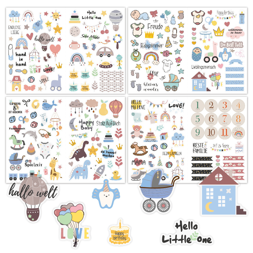 4 sheets/pack Baby Scrapbook S - Art Craft 3 Year Old reseña y precio