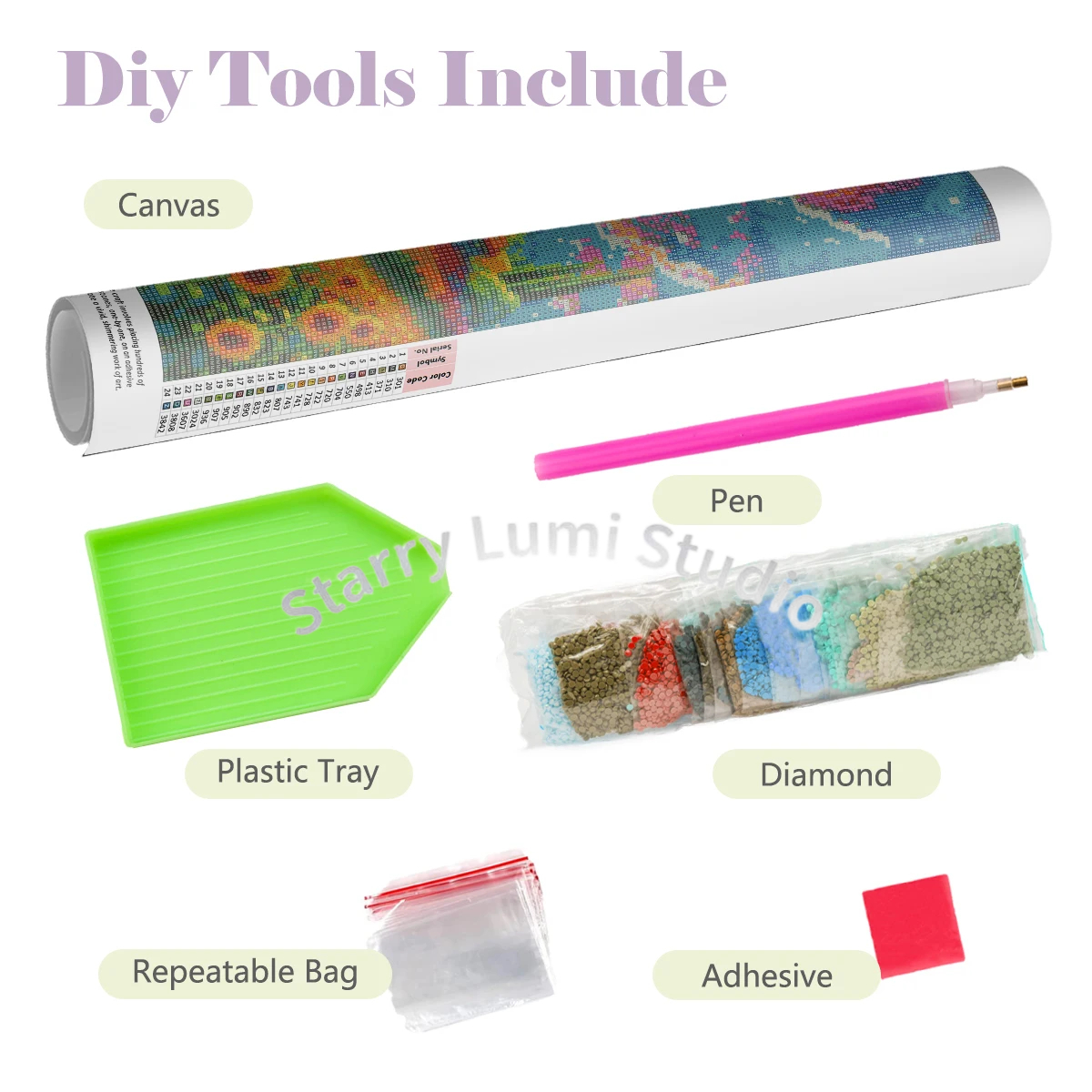 5D DIY Diamond Painting Kit, C - Art Craft And Design reseña y precio