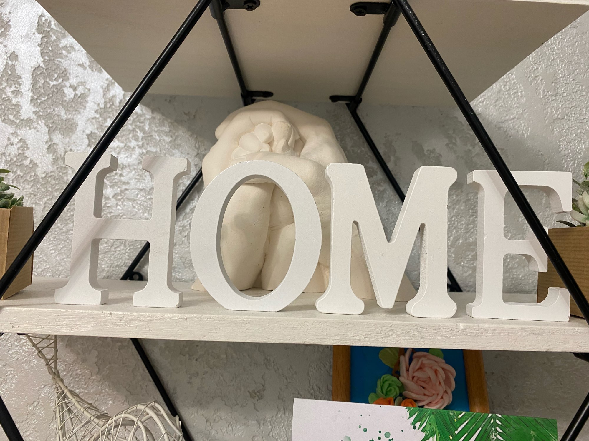 1pc 8CM White Wooden Letter En - Art Craft And Design reseña y precio
