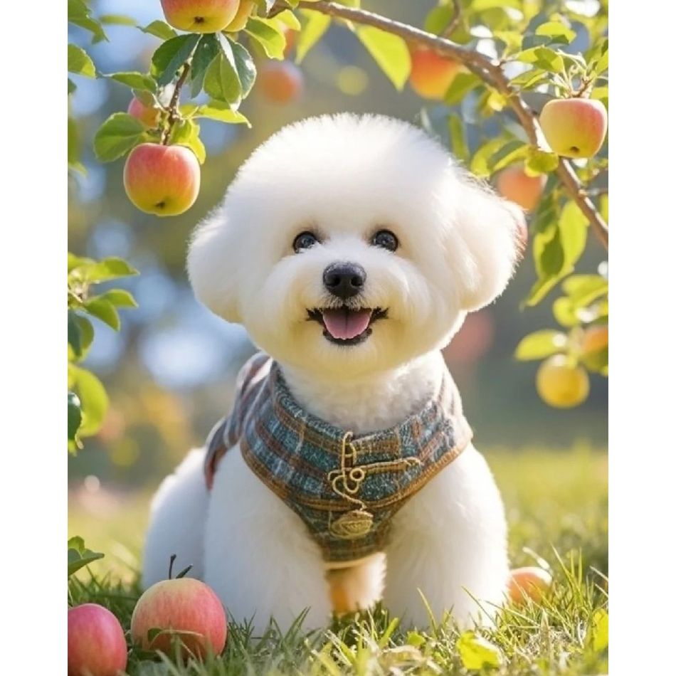 RUOPOTY Cute White Puppy Diamo - Art Craft Ideas With Paper reseña y precio