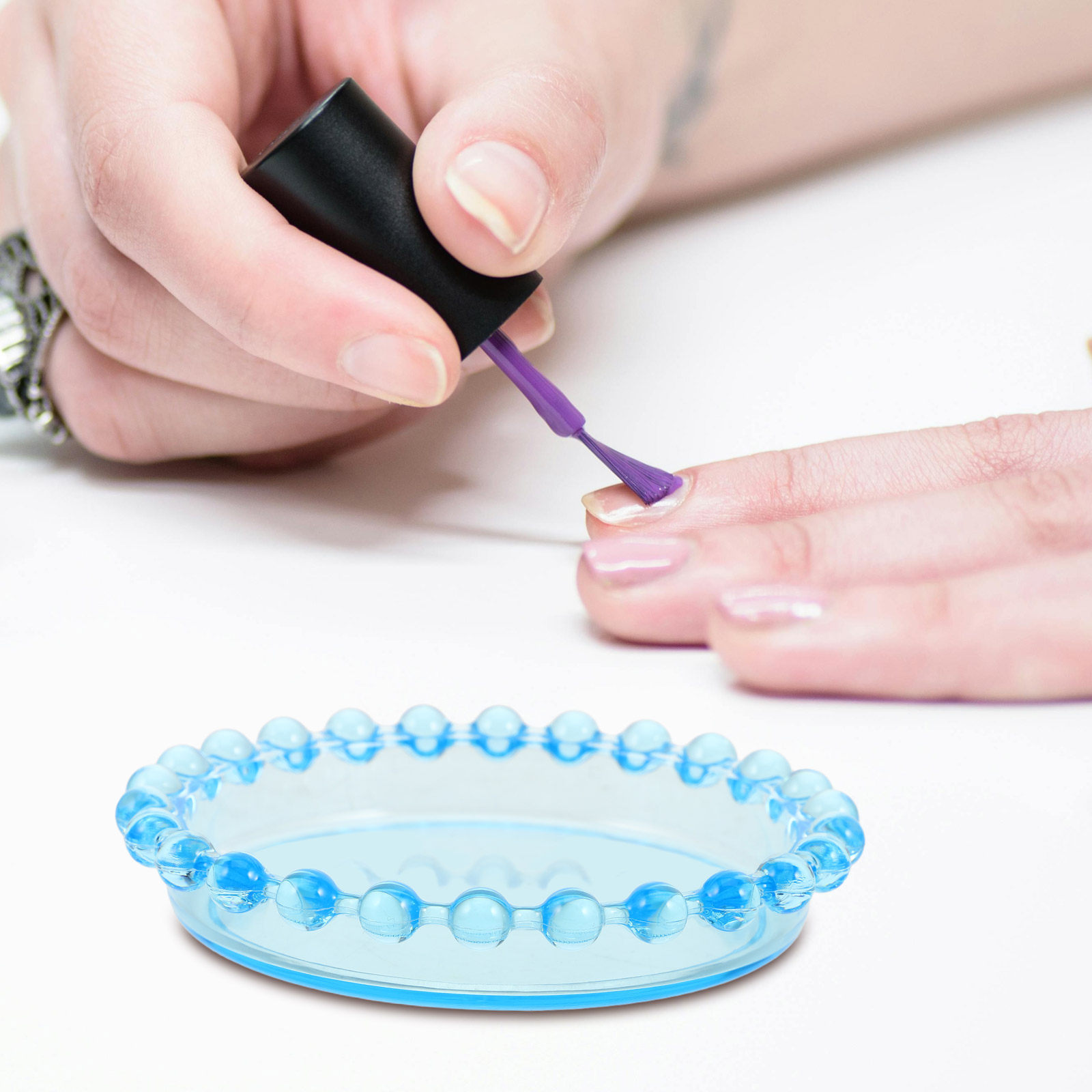 Light Blue Transparent Nail Ar - Art Craft Display reseña y precio