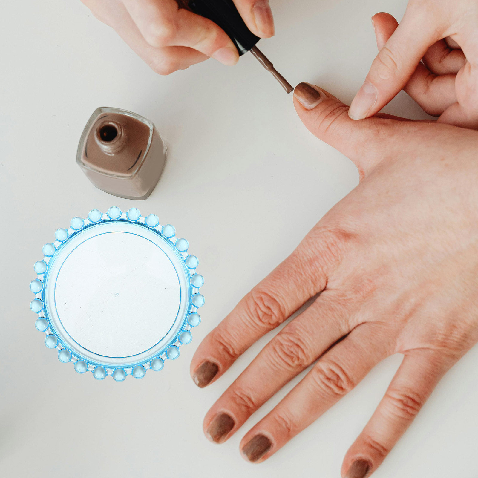 Light Blue Transparent Nail Ar - Art Craft Display reseña y precio