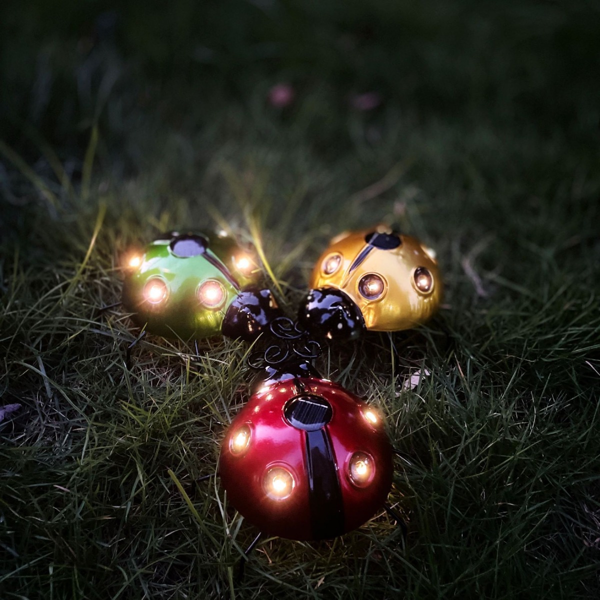 New Solar Iron Art Ladybug Cre - Art Craft Ladybug reseña y precio
