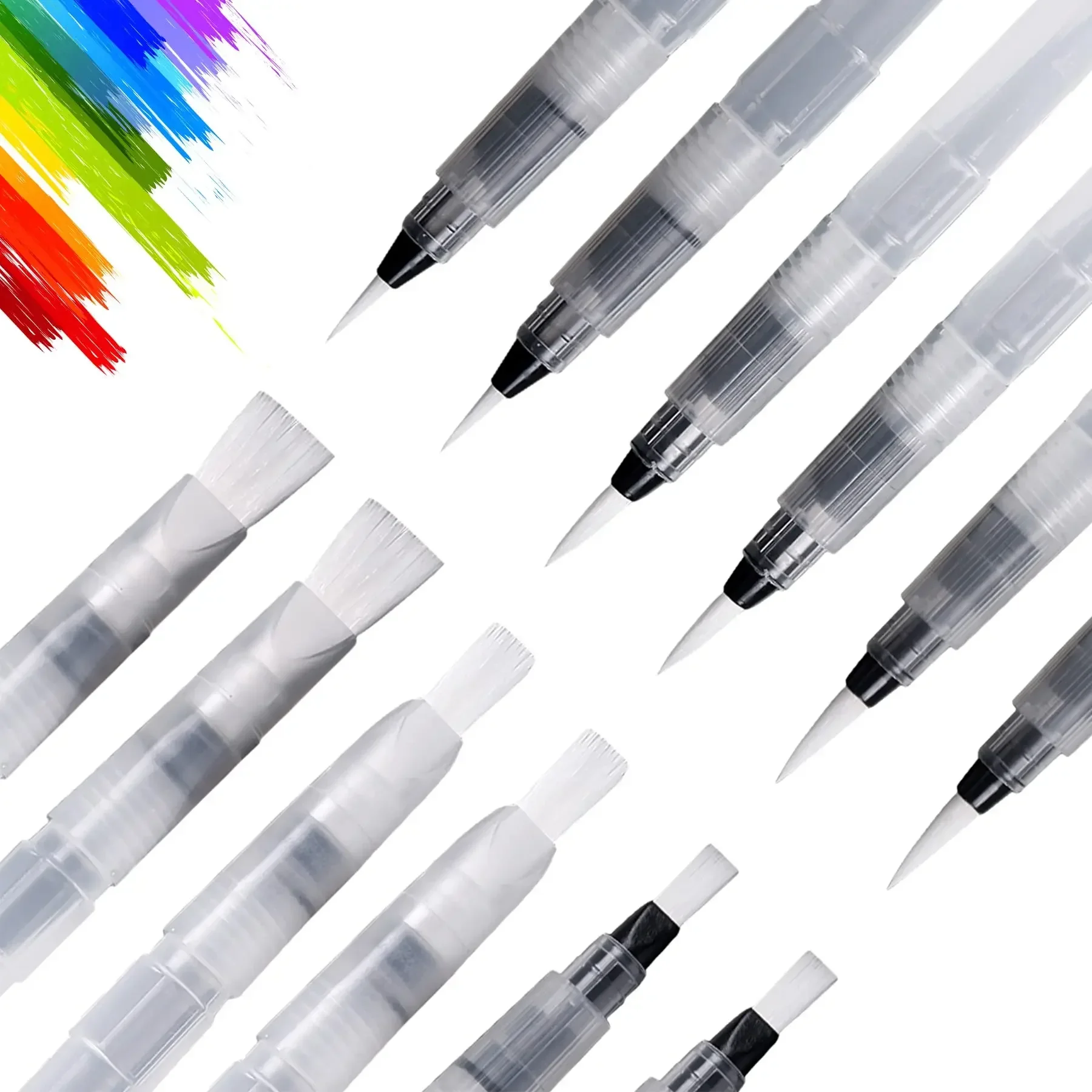 3/6 Piece Water Color Brush Pe - Illustration Marker Set reseña y precio
