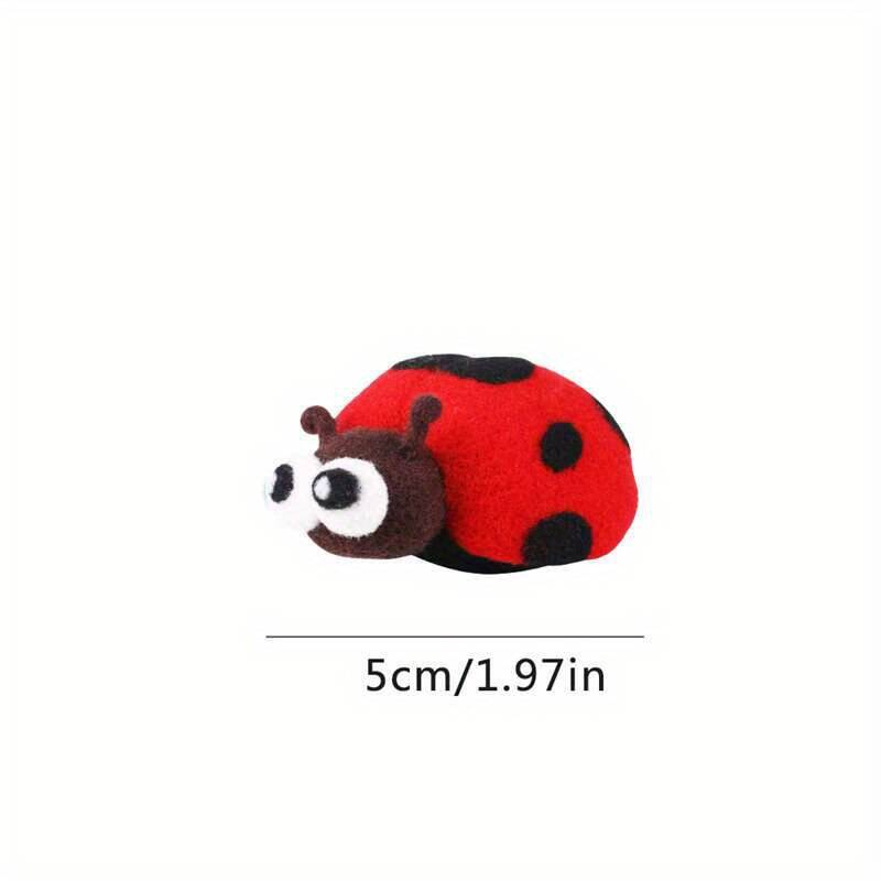 Wool Felt Doll Ladybug Animals - Art Craft Ladybug reseña y precio