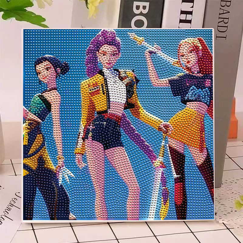 Anime Gilrs Lumi Mila Zoi K-po - Art Craft Diy reseña y precio