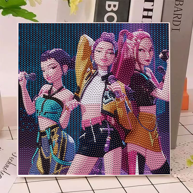 Anime Gilrs Lumi Mila Zoi K-po - Art Craft Diy reseña y precio