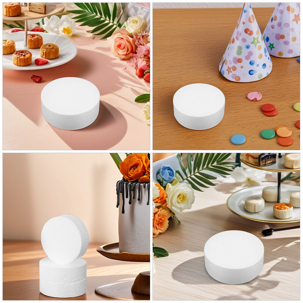 16Pcs Foam Cylinders White Cra - Art Craft And Design reseña y precio