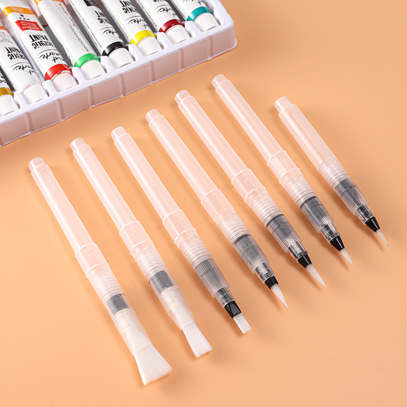 3/7pcs Watercolor Brush Pens W - Art Craft 3 Year Old reseña y precio