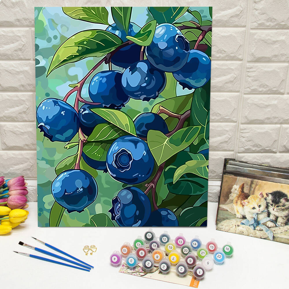 DIY Drawing By Numbers Blueber - Art Craft Number reseña y precio