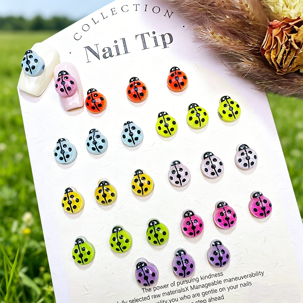 50Pcs Mixed Colorful Beetle Na - Art Craft Ladybug reseña y precio