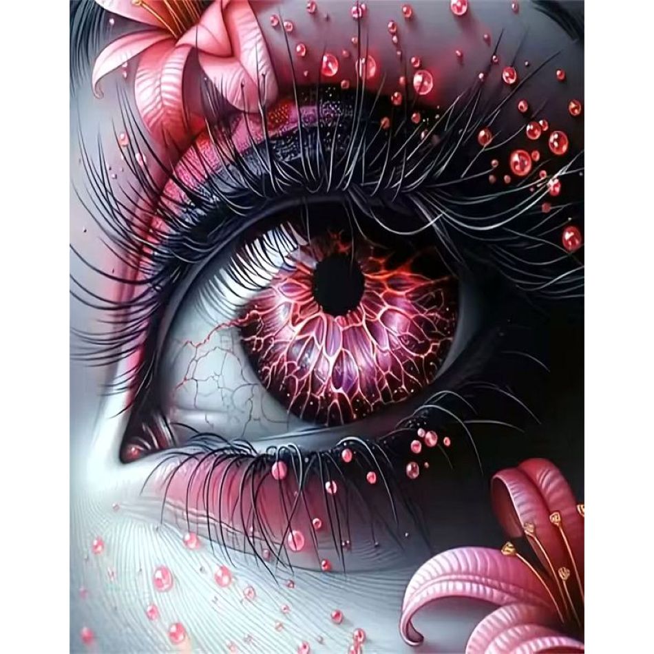 RUOPOTY Red Pupils Diamond Pai - Art Craft Ideas With Paper reseña y precio
