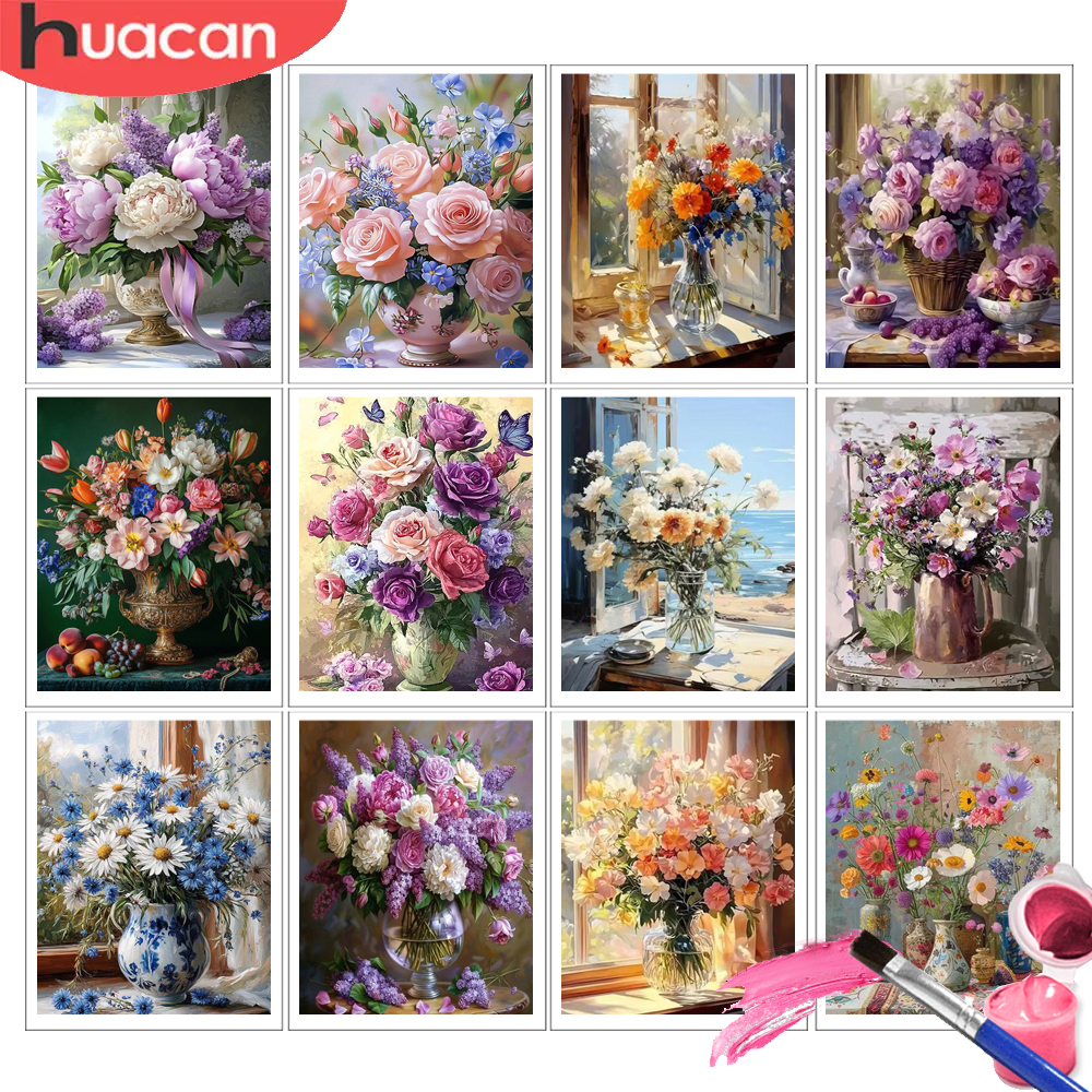 HUACAN Painting By Numbers Adu - Art Craft Number reseña y precio