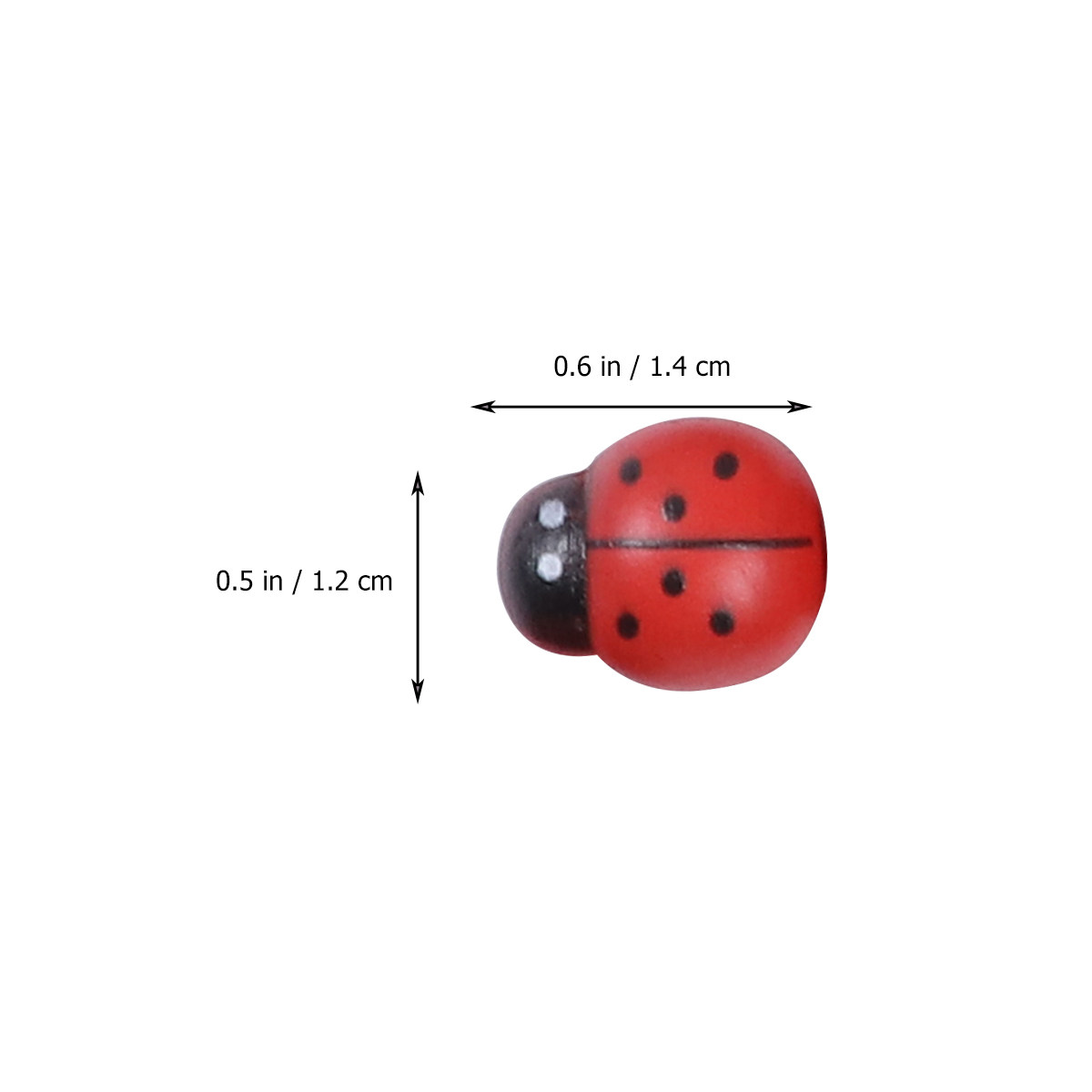 100Pcs Ladybugs Shaped Sponge  - Art Craft Ladybug reseña y precio