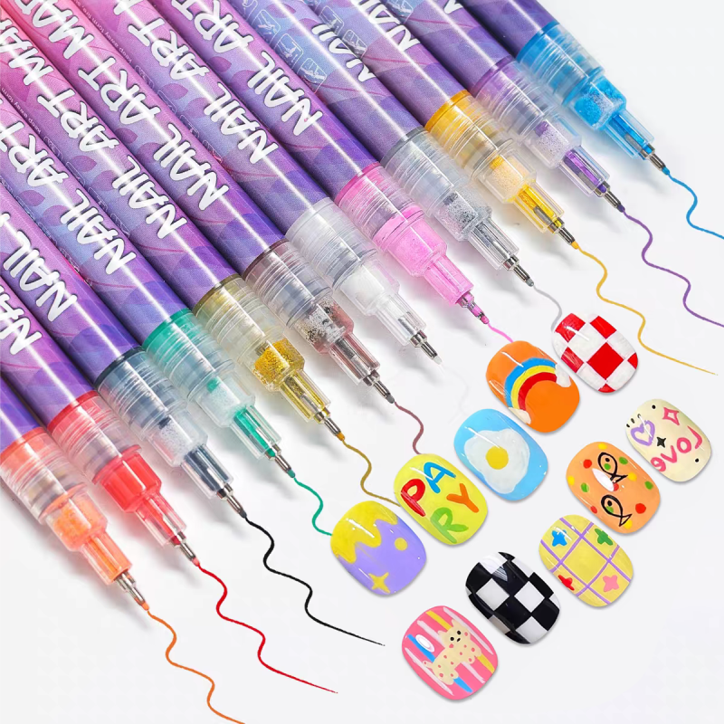 12Pcs/Set Nail Acrylic Graffit - Illustration Marker Set reseña y precio