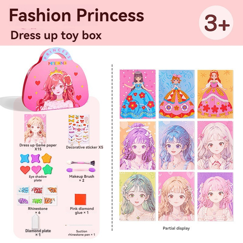 3 in 1 Princess Makeup Kit DIY - Art Craft 3 Year Old reseña y precio