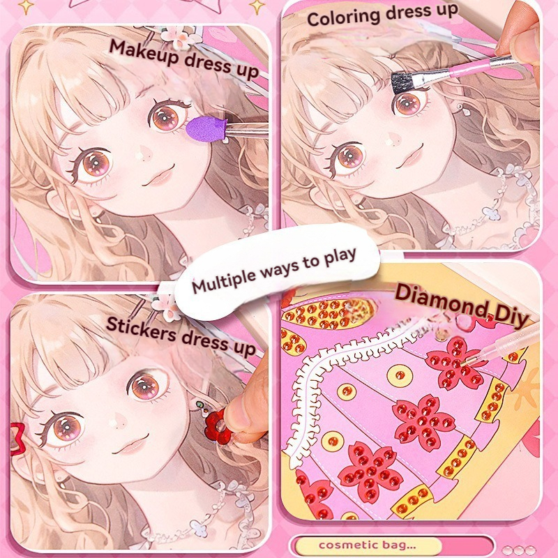 3 in 1 Princess Makeup Kit DIY - Art Craft 3 Year Old reseña y precio