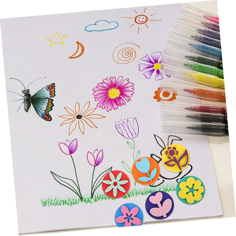 6Pcs/bag Foam Stamps for Paint - Art Craft 3 Year Old reseña y precio