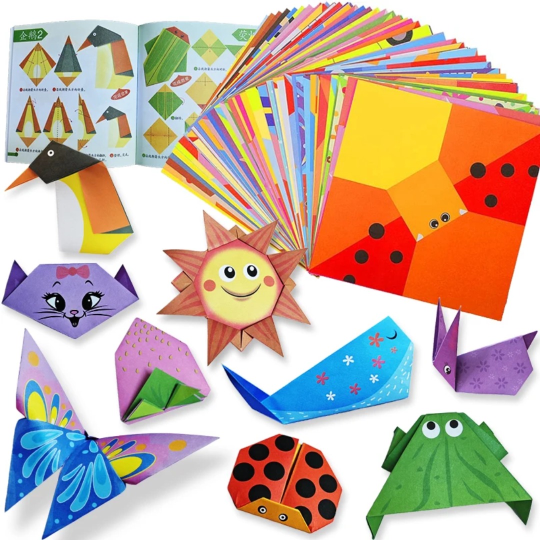 New Origami Kit 30 Sheets Orig - Art Craft 3 Year Old reseña y precio