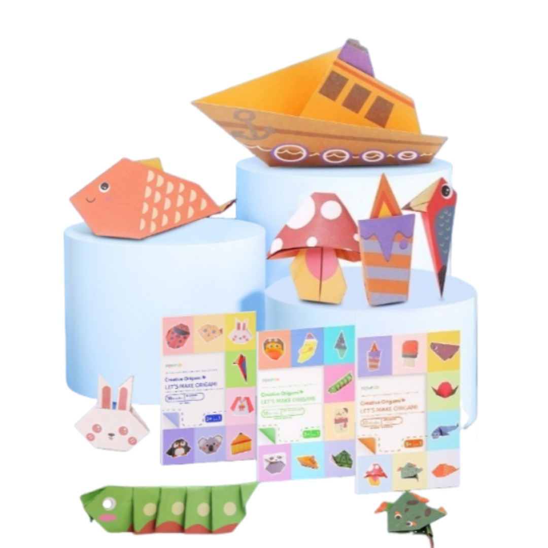 New Origami Kit 30 Sheets Orig - Art Craft 3 Year Old reseña y precio