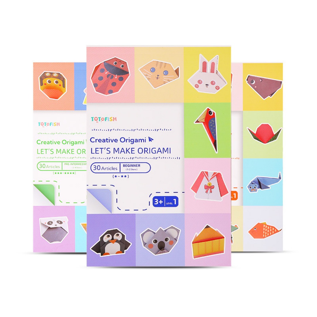 New Origami Kit 30 Sheets Orig - Art Craft 3 Year Old reseña y precio