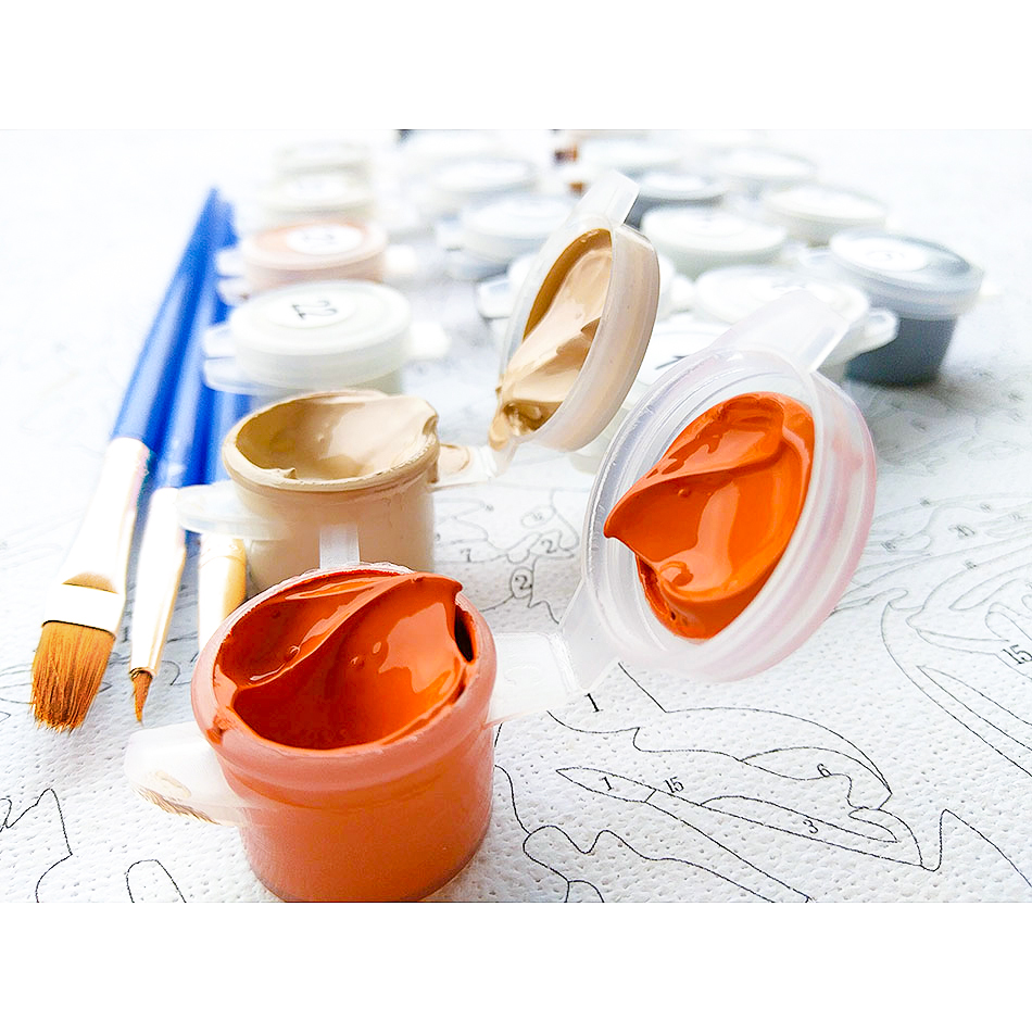 1pc frameless DIY Paint By Num - Art Craft Number reseña y precio