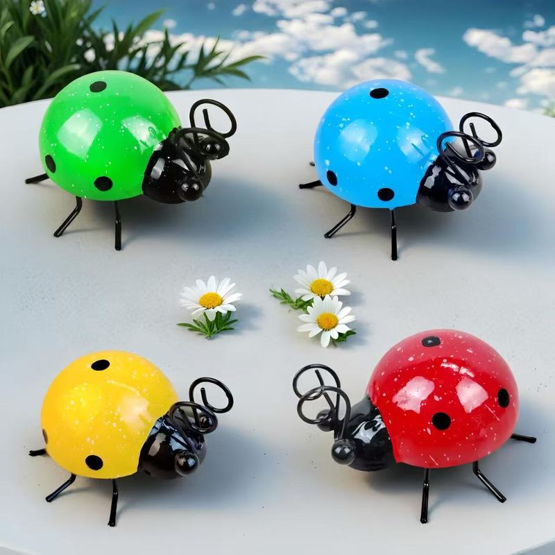 Metal Ladybug Iron Art Handmad - Art Craft Ladybug reseña y precio