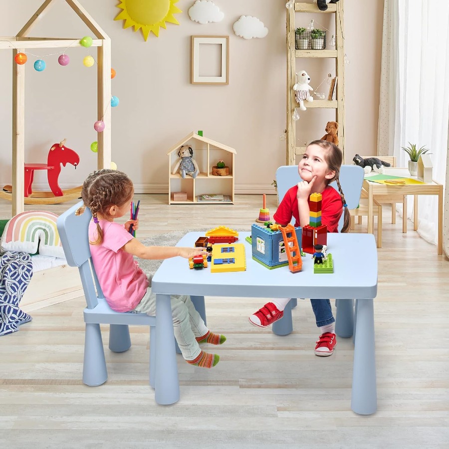 Plastic Activity Table And 2 C - Art Craft Toddlers reseña y precio