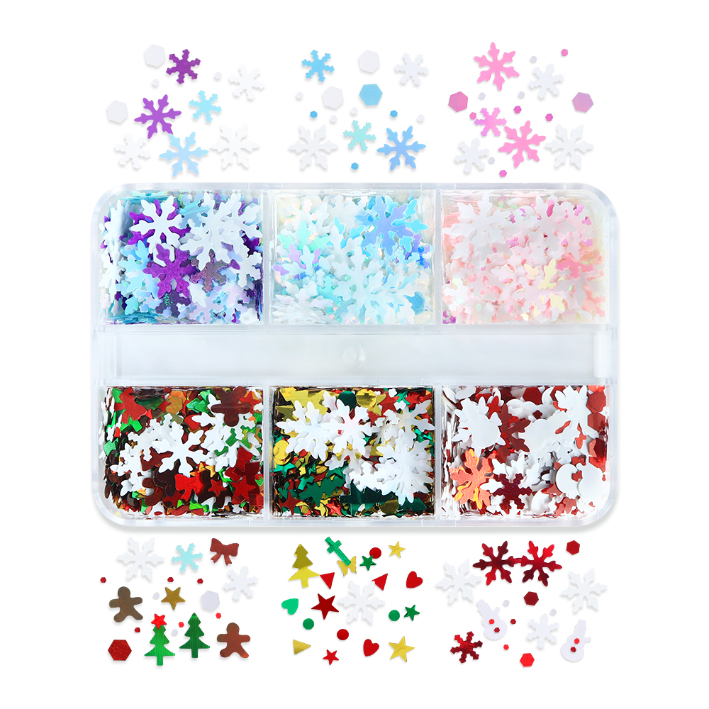 Christmas Mixed Color Snowflak - Art Craft Christmas Tree reseña y precio