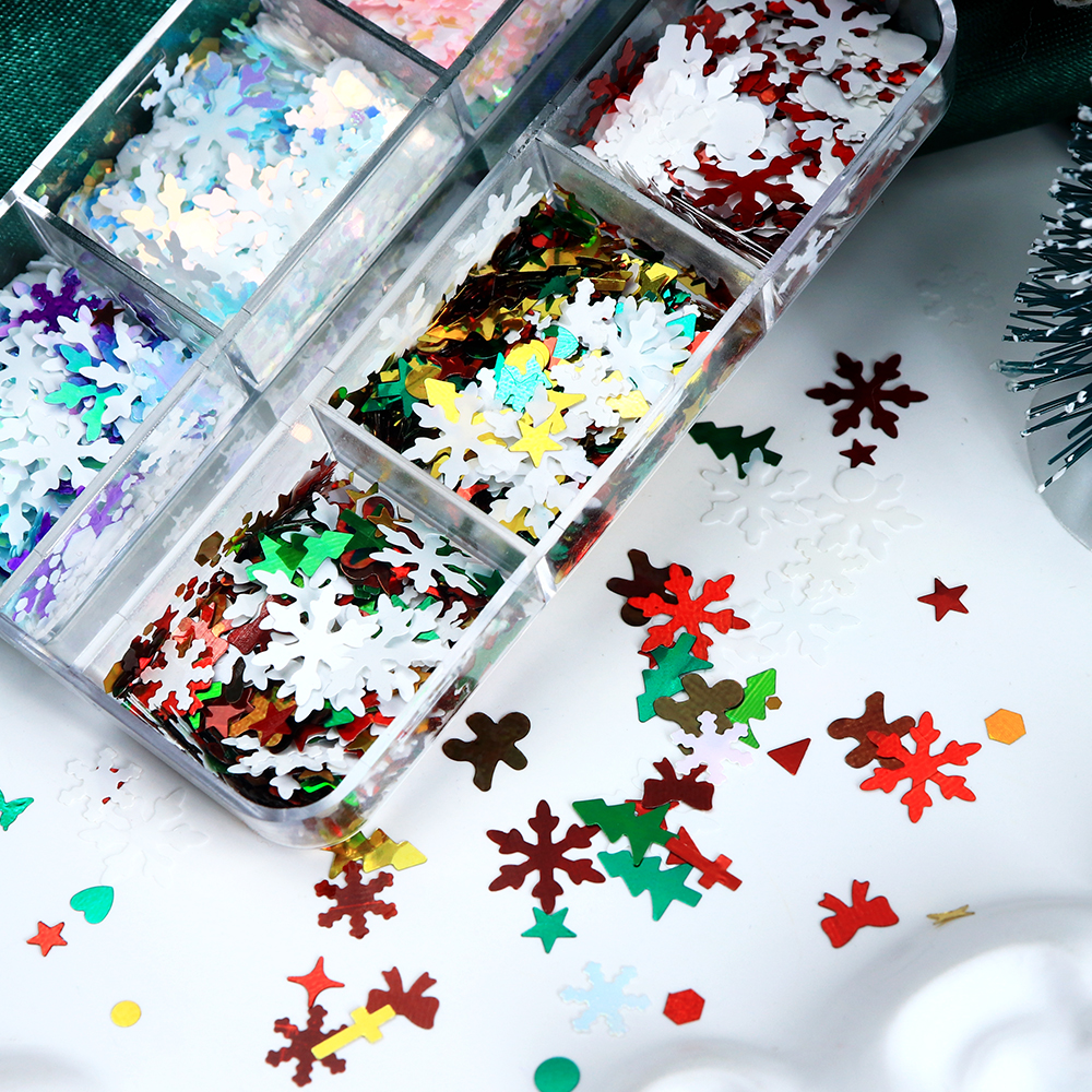 Christmas Mixed Color Snowflak - Art Craft Christmas Tree reseña y precio