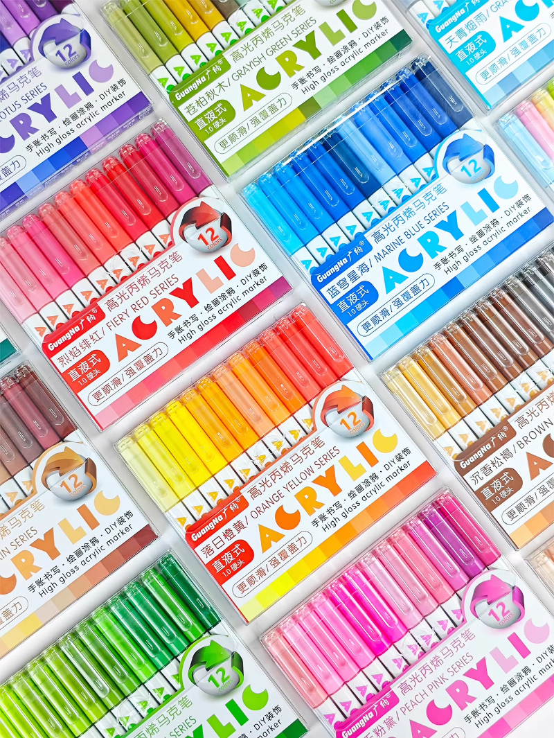 GuangNa 168/12 Colors High Glo - Illustration Marker Set reseña y precio