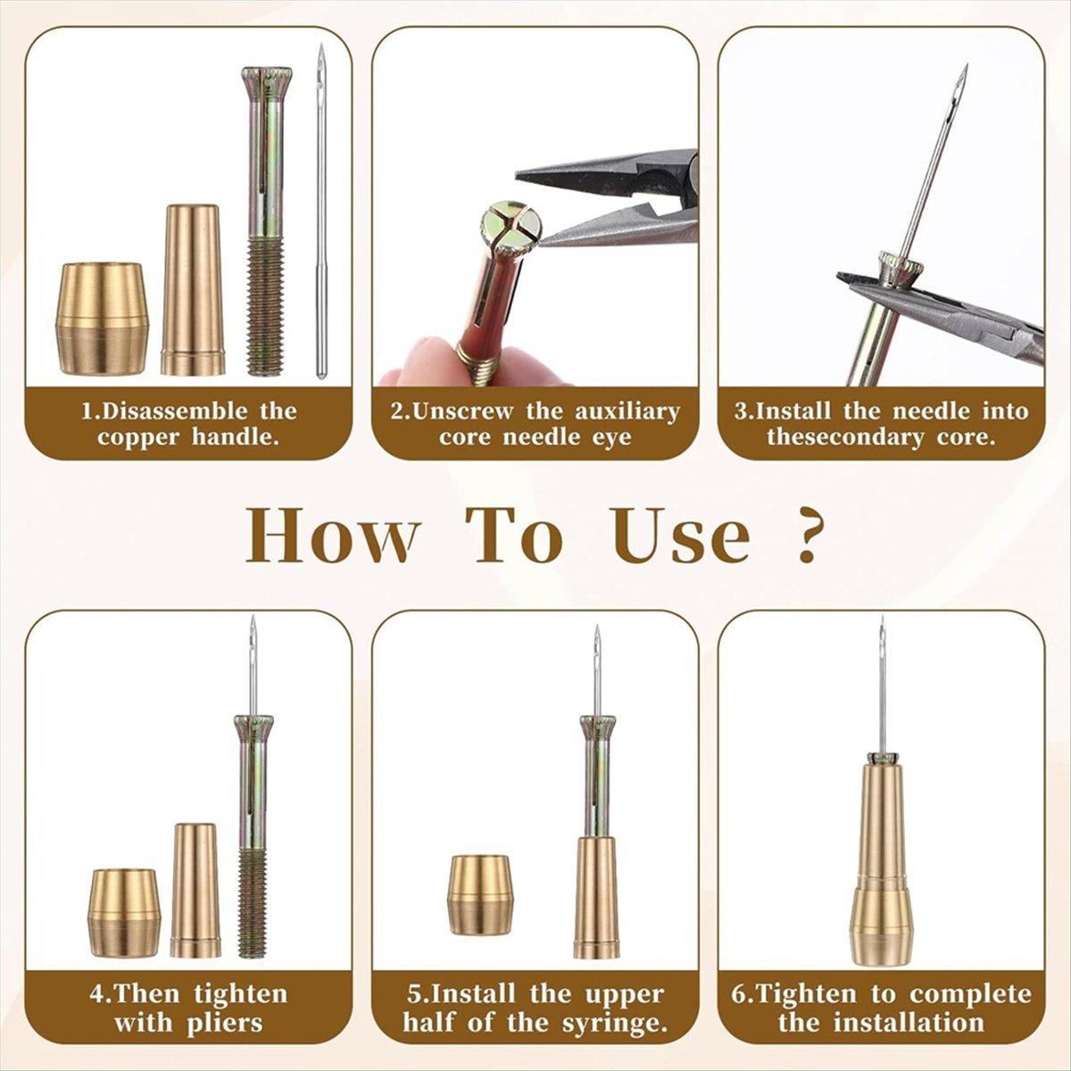 9pcs Leather Sewing Awl Kit wi - Leather Tooling Kit reseña y precio