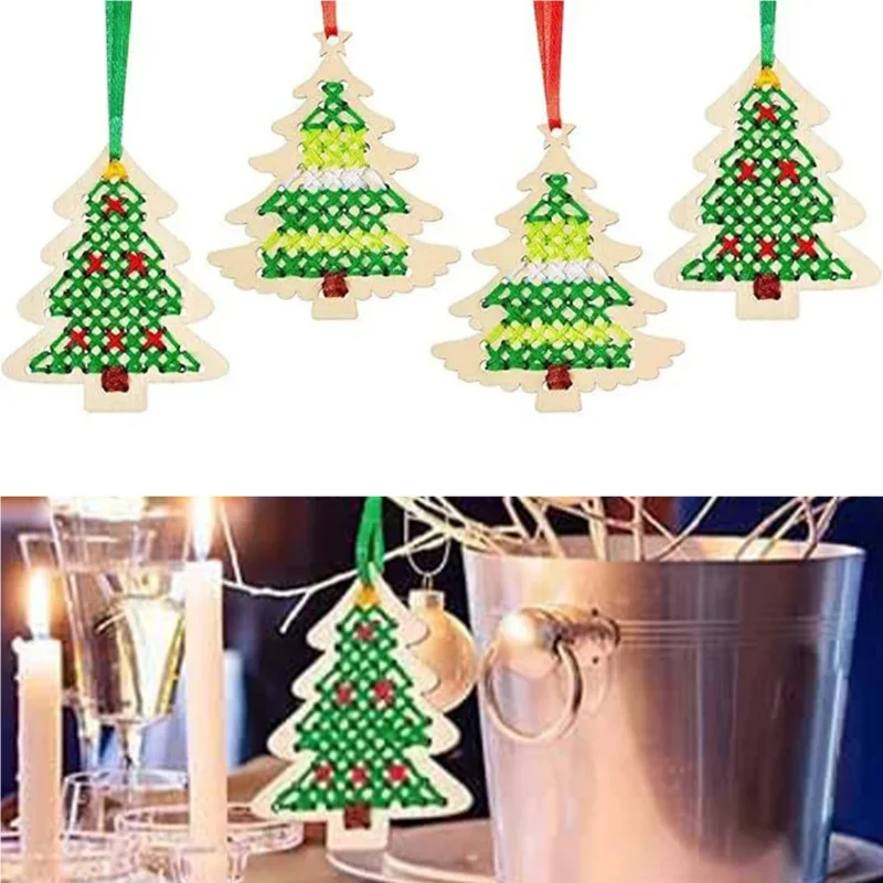 High-quality 12SETS DIY Sewing - Art Craft Christmas Tree reseña y precio
