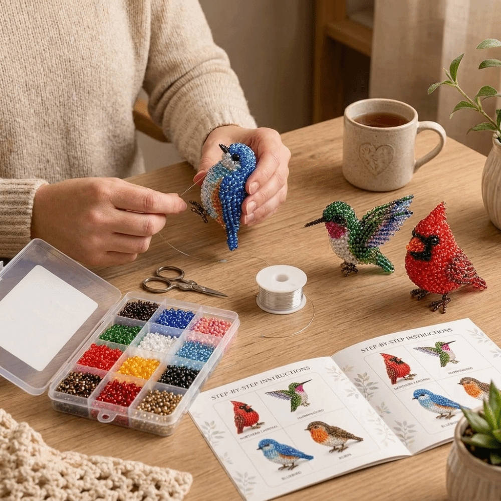 Cute Handmade DIY Animal Bead  - Art Craft Kits For Kids reseña y precio