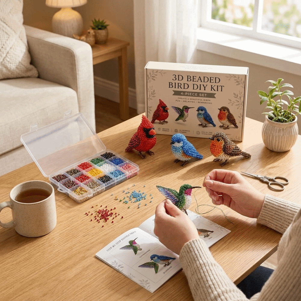 Cute Handmade DIY Animal Bead  - Art Craft Kits For Kids reseña y precio