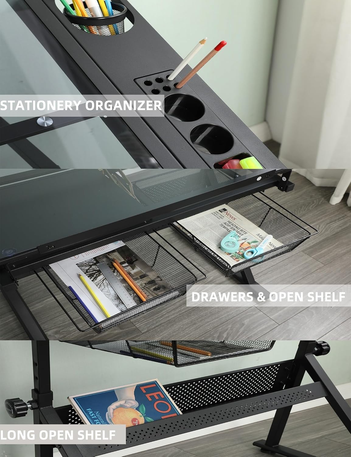 Table w/Stool, Height Adjustab - Art & Craft Fair reseña y precio