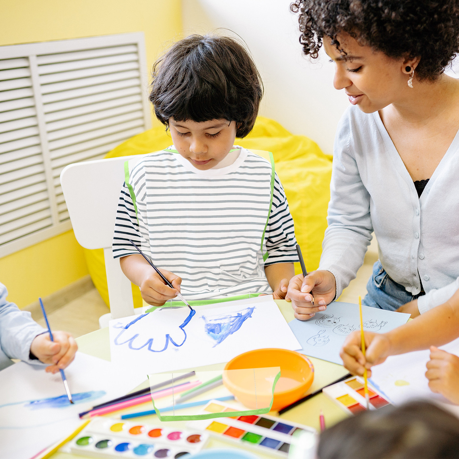 1pc Kids Art Waterproof Painti - Art Craft Toddlers reseña y precio