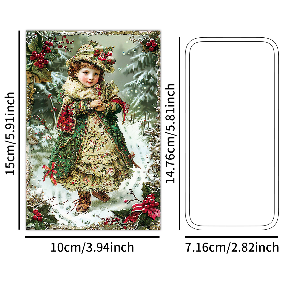 30pcs Vintage Christmas Green  - Art Craft Village reseña y precio