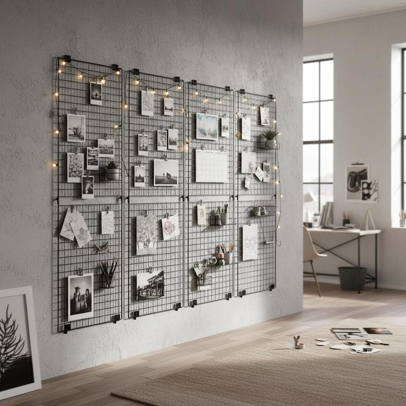 3 Packs Grid Wall Panels, 2 x  - Art Craft Display reseña y precio