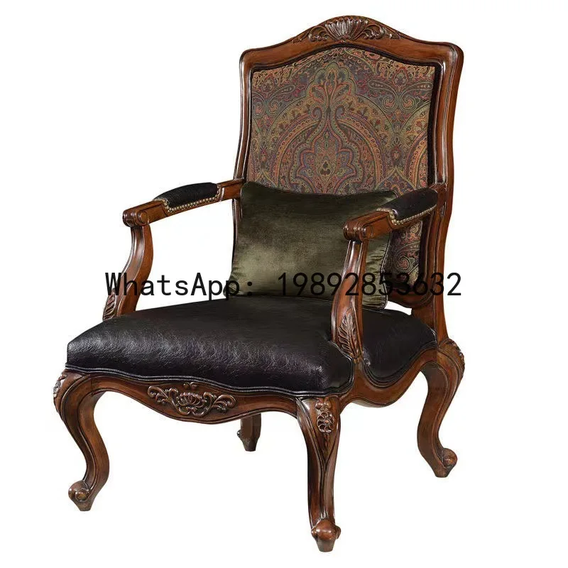 H5.15  all-solid wood sofa lea - Art & Craft Fair reseña y precio