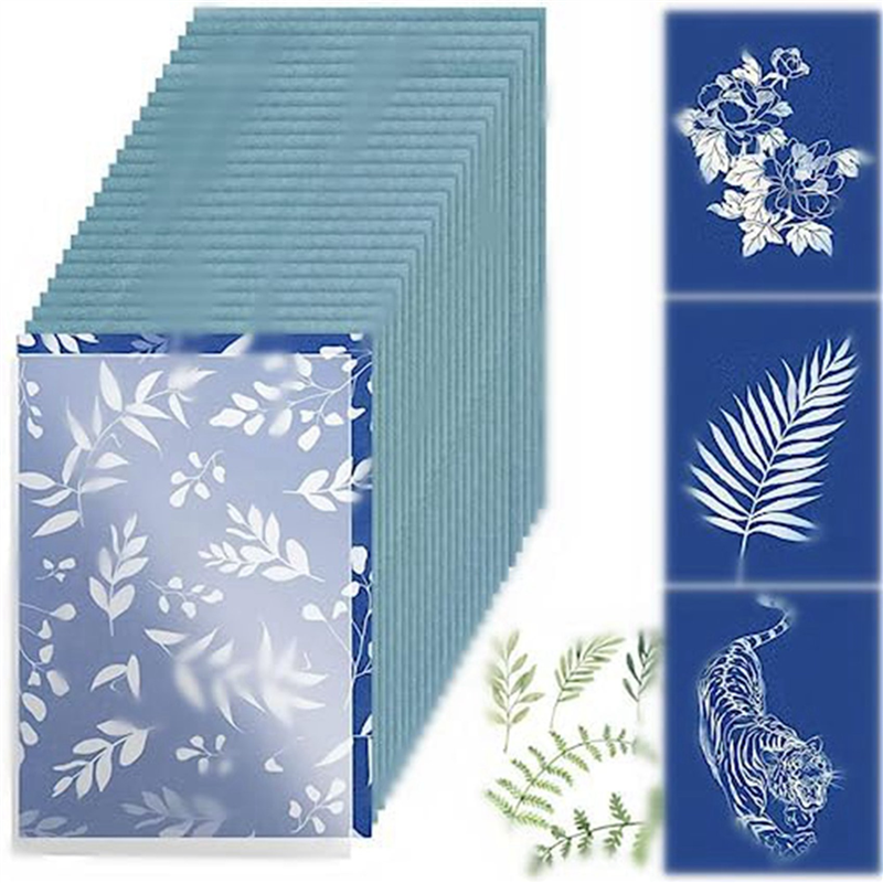 60 Sheets Cyanotype Paper, Sun - Art Craft Kits For Kids reseña y precio