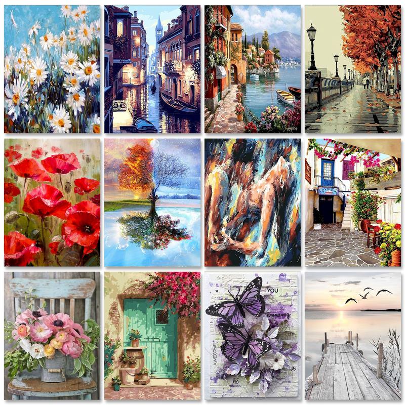 GATYZTORY Frame Town Landscape - Art Craft Display reseña y precio