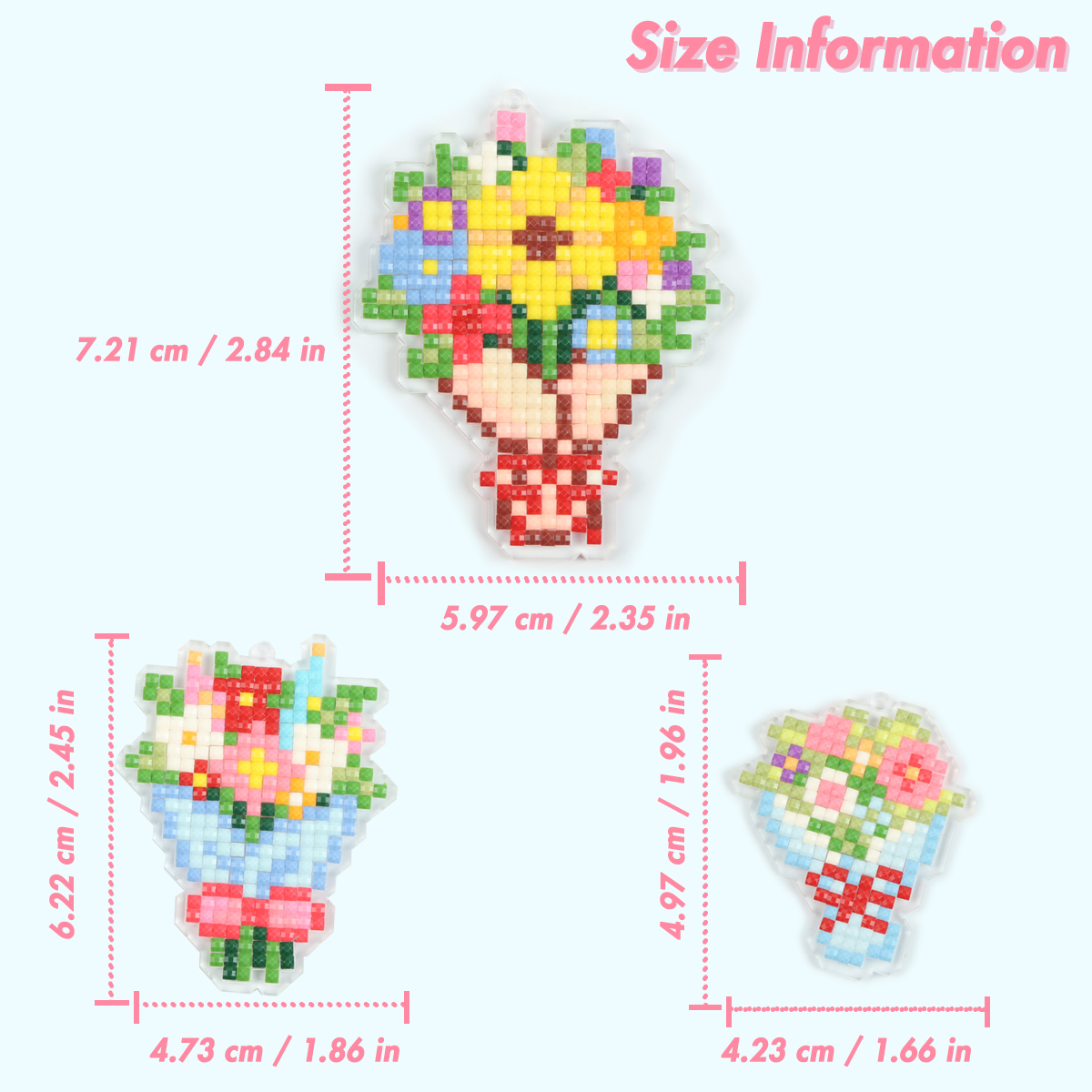 FOREVER YOUNG 3PCS Bouquet Acr - Art Craft Kits For Kids reseña y precio