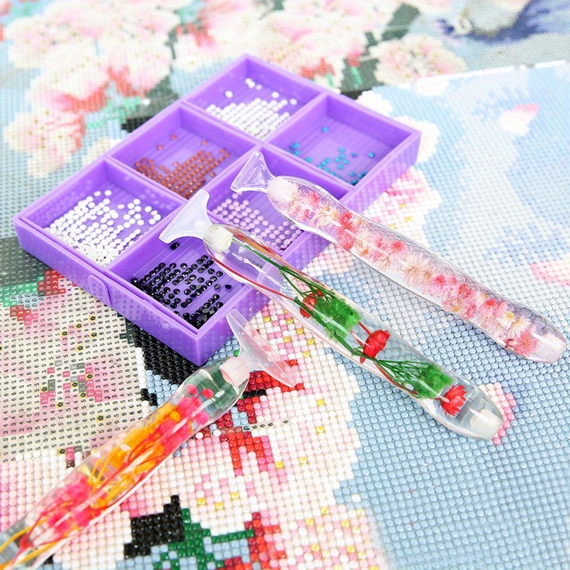 1set Flower Design Resin 5D Di - Art Craft And Design reseña y precio