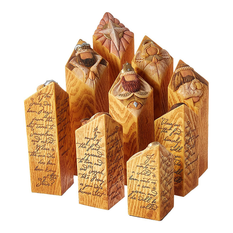 Heaven Nativity Tree Pillar St - Art Craft Christmas Tree reseña y precio