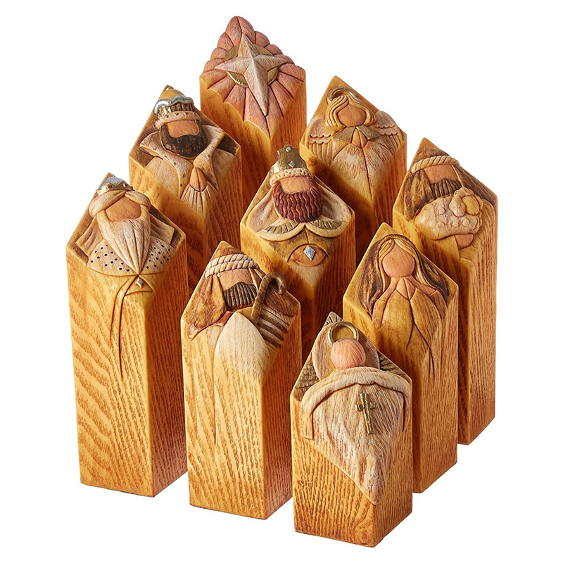 Heaven Nativity Tree Pillar St - Art Craft Christmas Tree reseña y precio