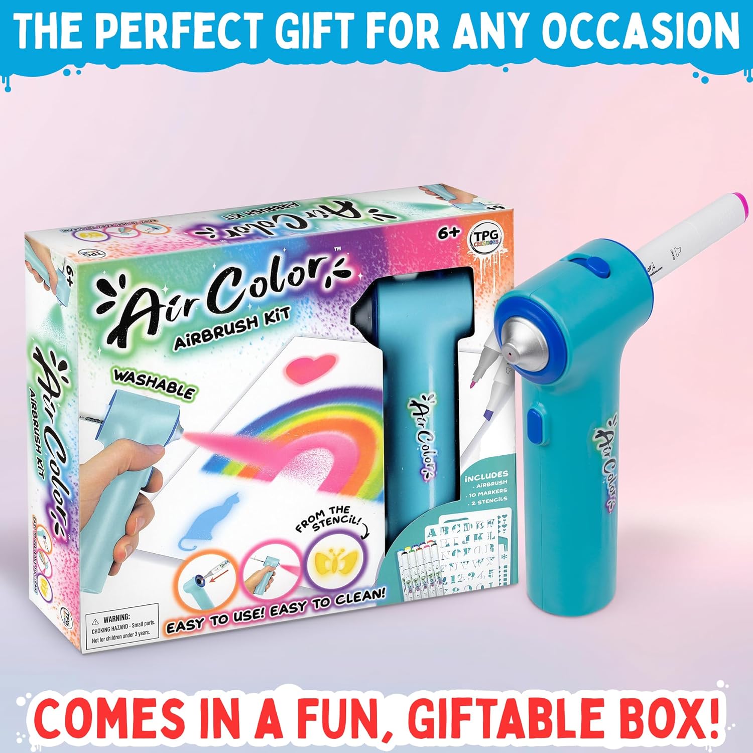 Cordless Airbrush Marker Kit f - Art Craft Kits For Kids reseña y precio
